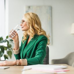 drinking water