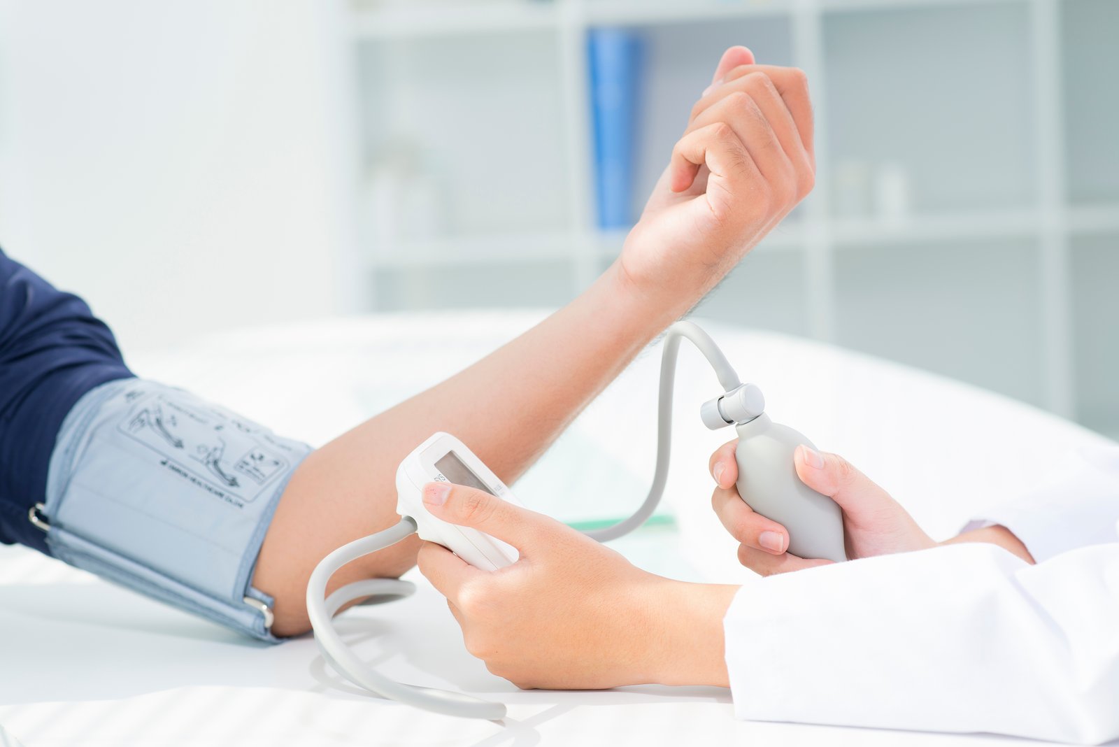 Checking blood pressure blood pressure health screening